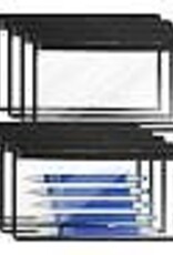 Clear Vinyl Zipper Case 8.5” x  5”