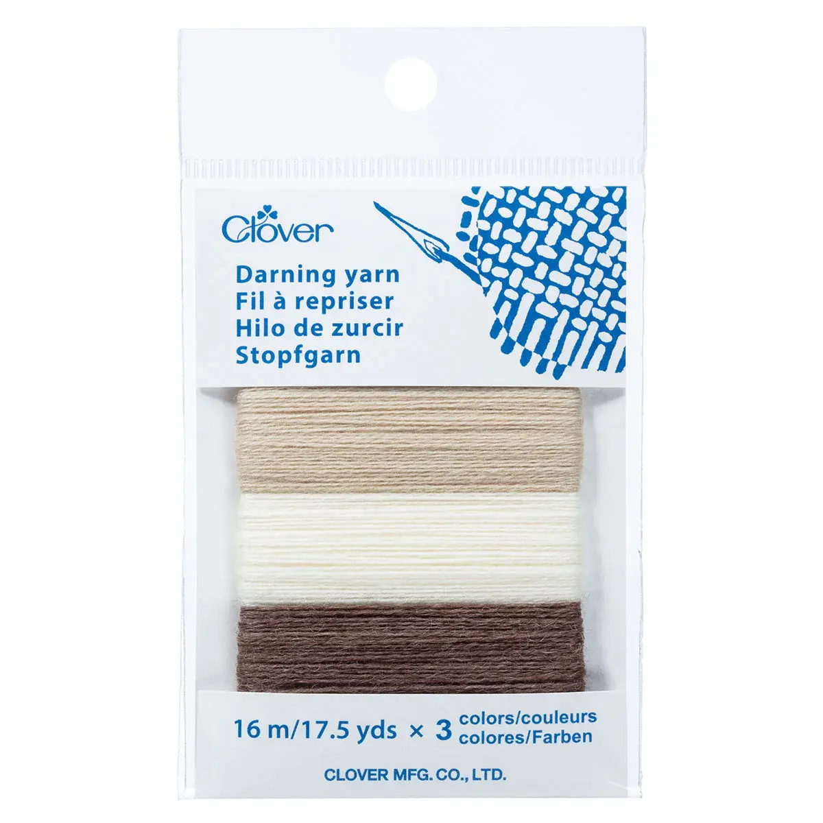 Clover Clover Darning Yarn Asst BEIGES