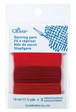 Clover Clover Darning Yarn Asst REDS