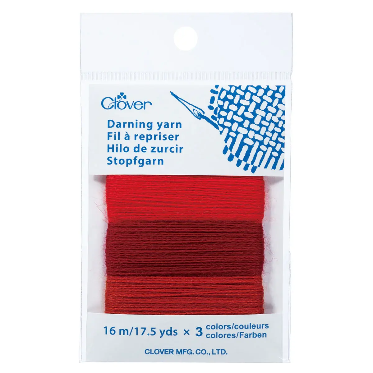 Clover Clover Darning Yarn Asst REDS