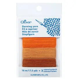 Clover Clover Darning Yarn Asst ORANGES