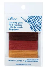 Clover Clover Darning Yarn Asst EARTH