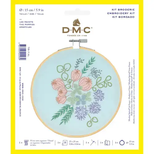 DMC DMC Beginner Embroidery Kit POPPIES