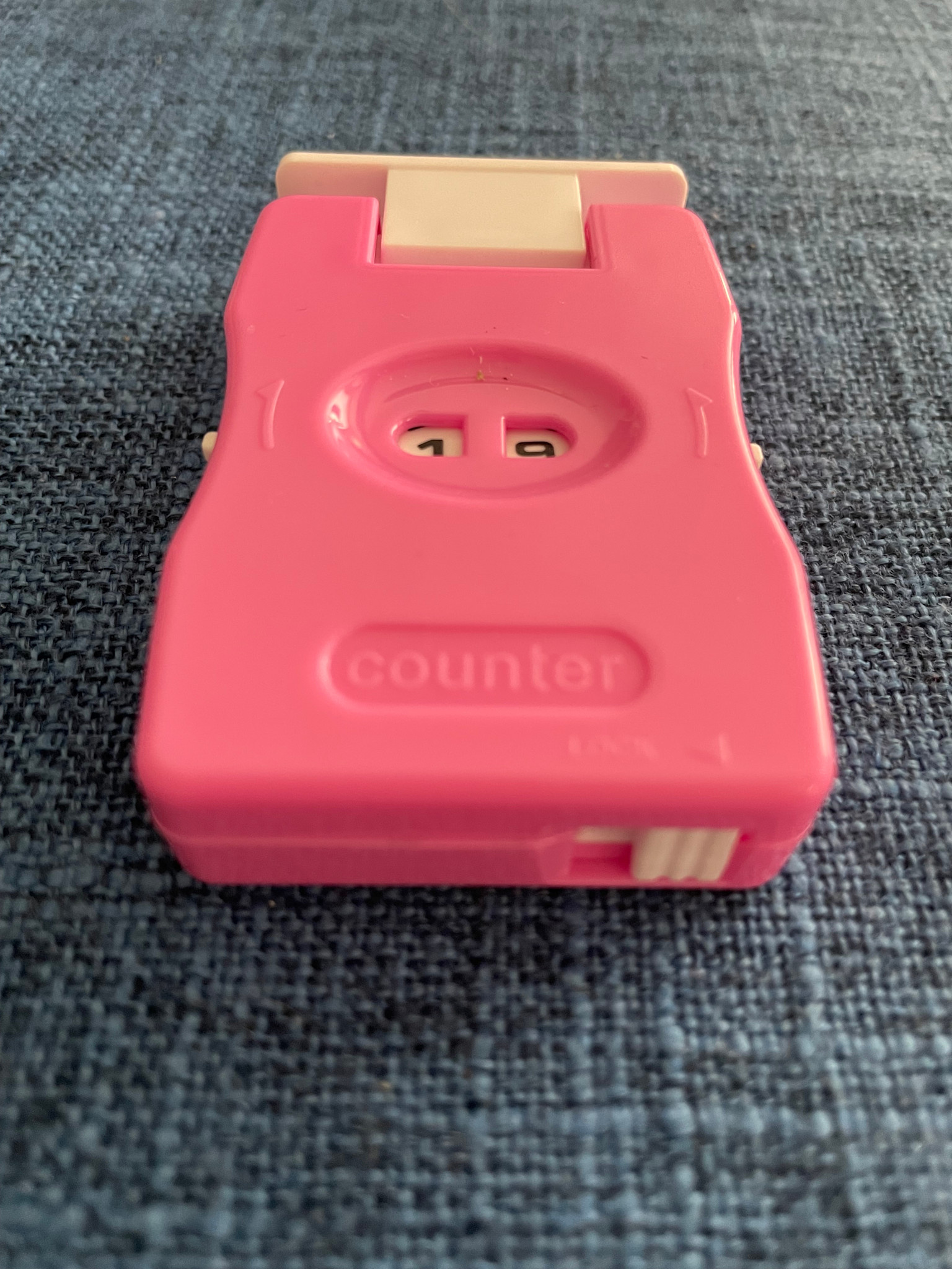 knitters pride Clicking Row Counter PINK