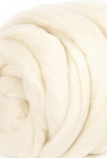heartstrings Wool Roving NATURAL sold per ounce