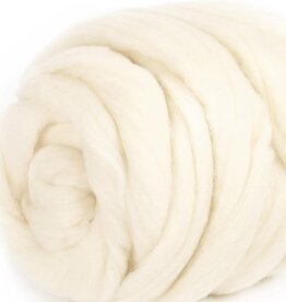 heartstrings Wool Roving NATURAL sold per ounce