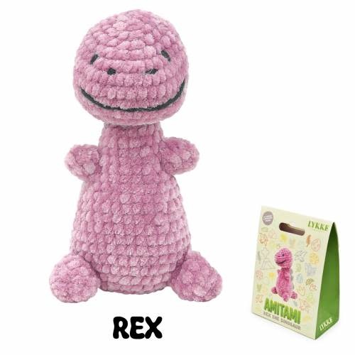 LYKKECRAFTS Amitami Crochet Kit REX THE DINOSAUR