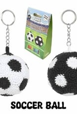 LYKKECRAFTS Amitami Crochet Kit 2 SOCCER BALL KEYCHAINS