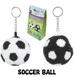LYKKECRAFTS Amitami Crochet Kit 2 SOCCER BALL KEYCHAINS
