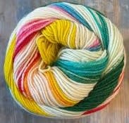 LAINES DU NORD Laines du Nord Art Sock 2 TROPICAL RAINBOW