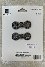 Elan Norwegian Style Pewter Clasp 5617