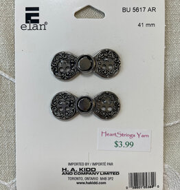 Elan Norwegian Style Pewter Clasp 5617
