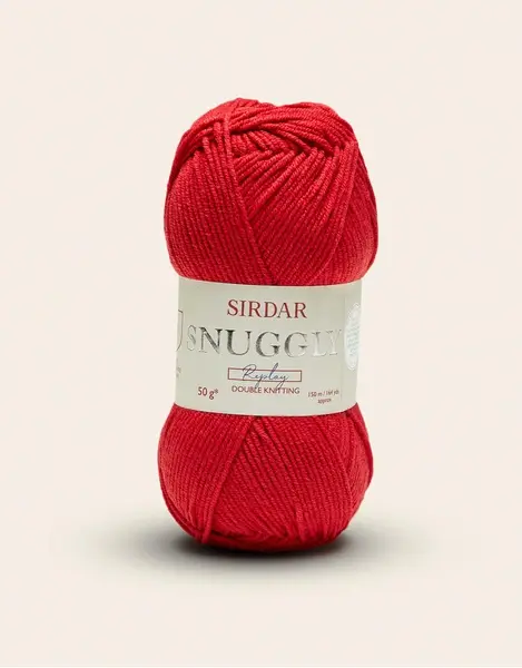 Sirdar Snuggly Replay 116 RACE CAR RED