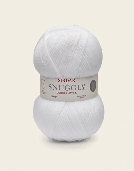 Sirdar Snuggly DK 100 gram 251 WHITE