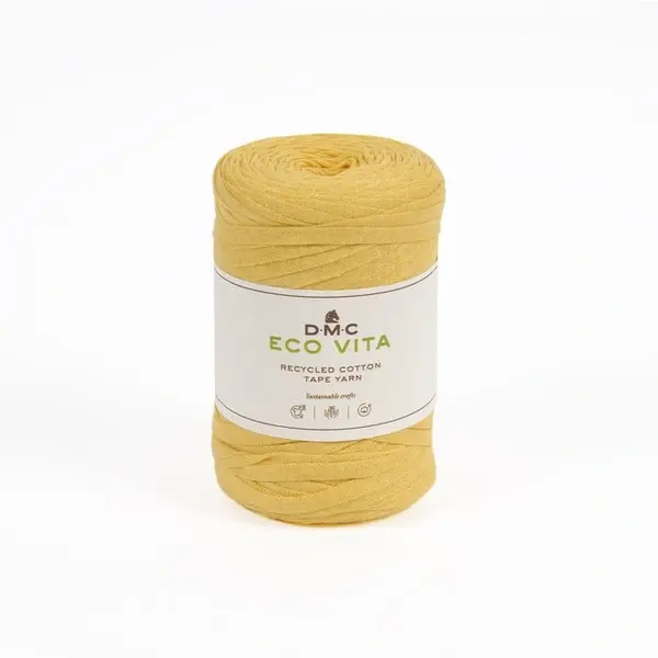 DMC Eco Vita Recycled Cotton Tape 9 SUNFLOWER