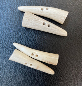 Natural Antler Toggle Button 55 mm