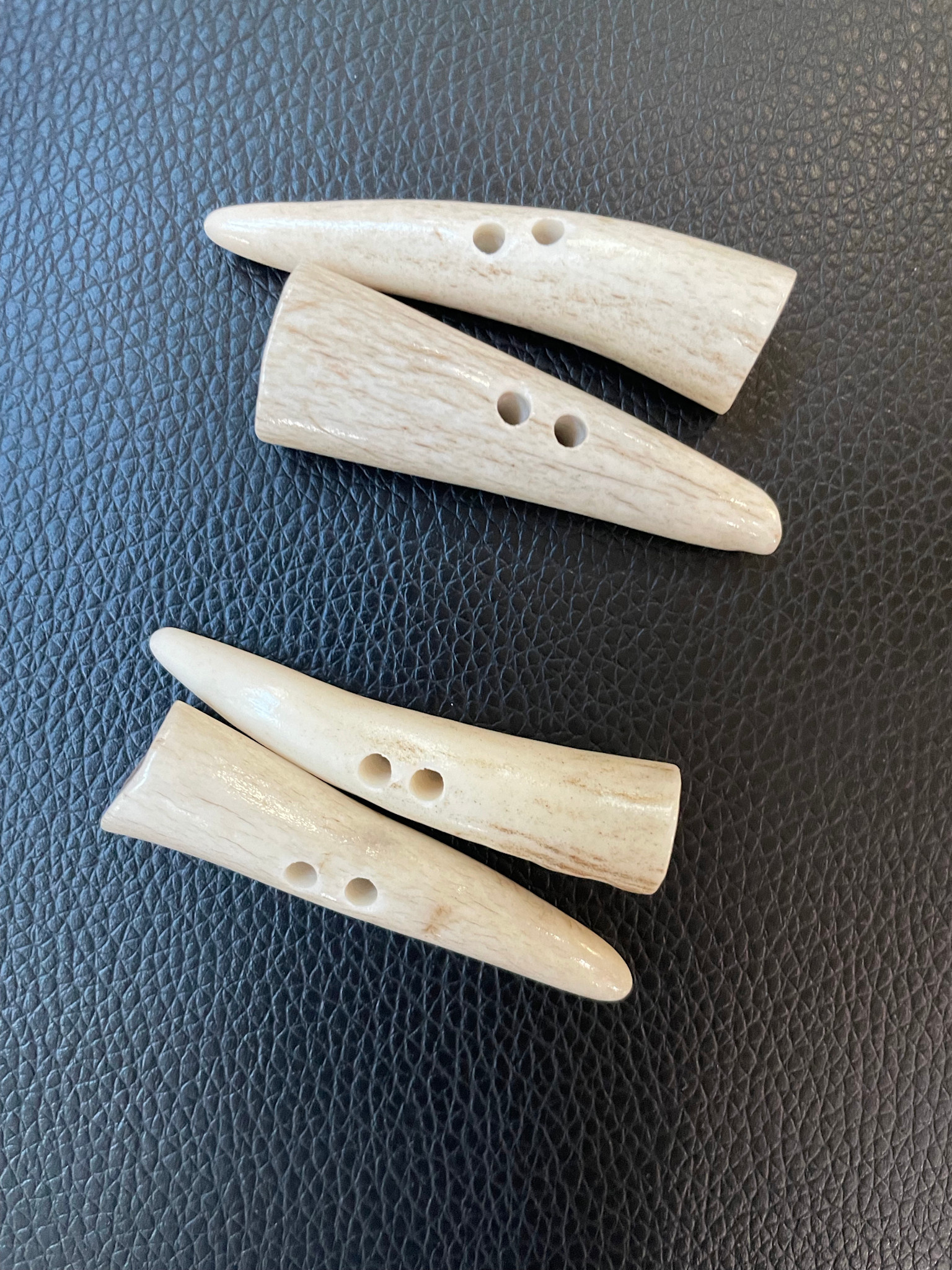 Natural Antler Toggle Button 55 mm