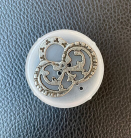 Dill Buttons 400907 Pewter Tri Gear Button 30 mm