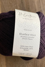 LAINES DU NORD H Couture Blueface Wool 10 AUBERGINE