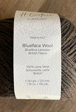 LAINES DU NORD H Couture Blueface Wool 3 CHOCOLATE