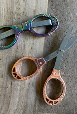 heartstrings Folding Scissors ROSE GOLD or IRIDESCENT RAINBOW