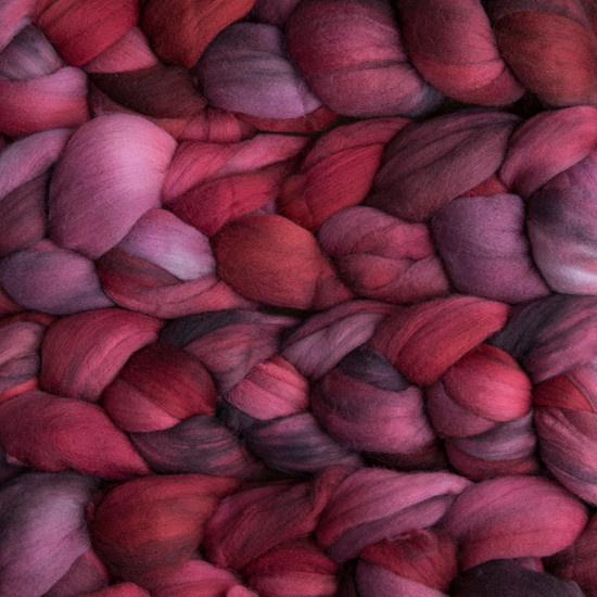 Malabrigo Yarn Malabrigo Nube Roving 33 CEREZA