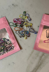 heartstrings 25 Metal Locking Stitch Markers Multi Color