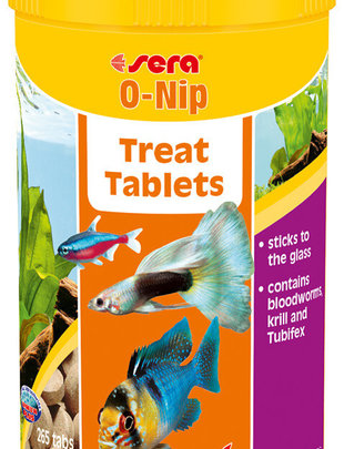 O-Nip Stick on Tablet Food for Freshwater (3.1lb) - Sera