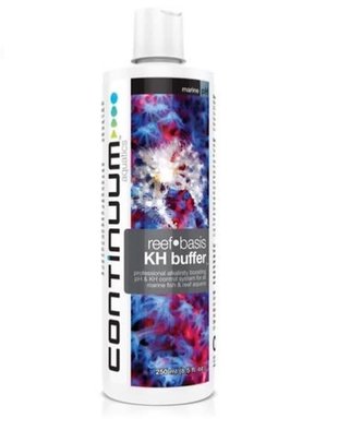 Continuum Basis KH Liquid, Professional Alkalinity Boosting Buffer (250 ml) - Continuum