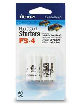 FS-4 T8 Fluorescent Starters (2Pk) - Aqueon