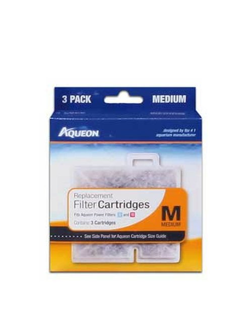 Filter Cartridges for QuietFlow (3 pk- Md) - Aqueon