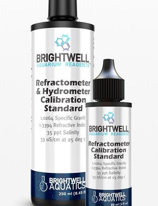 BrightWell Aquatics Refractometer and Hydrometer Standard Calibration (250ml) -  BrightWell Aquatics