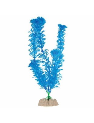 GloFish Glofish Fluorescent Blue Plant 5"