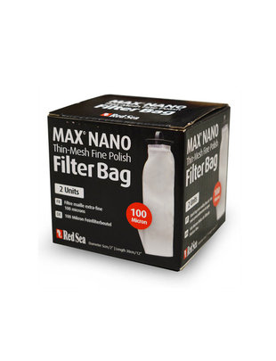 Max-Nano Thin Mesh Filter Sock (100 Micron 2pk) - Red Sea