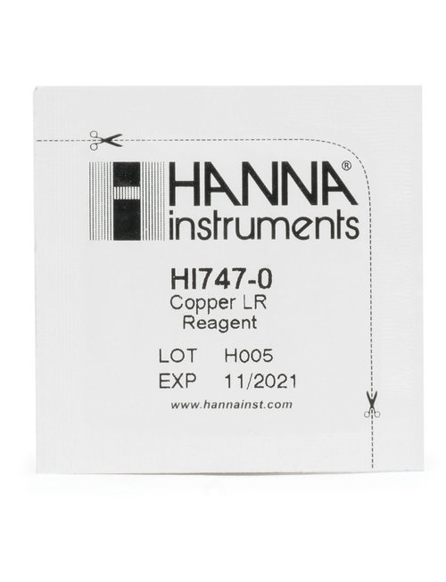Hanna Hanna  Copper LOW RANGE HI747-25 Reagent (25 Tests) Hanna Instruments