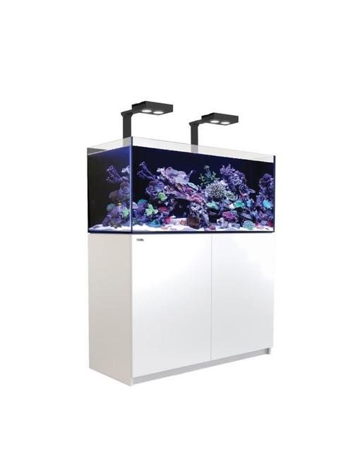 Red Sea Reefer Deluxe Xl 425 Led Aquarium System 112 Gallon White Glass Aquatics Glass Aquatics