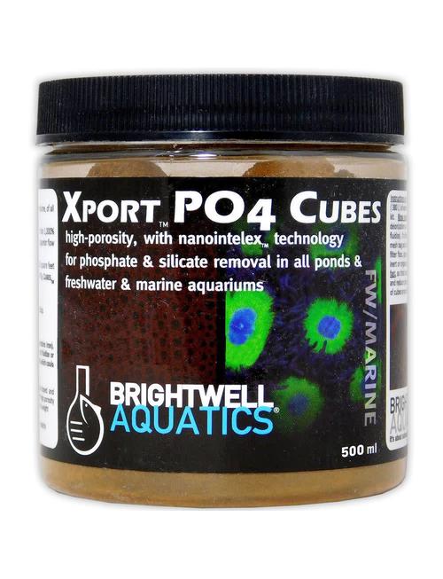 BrightWell Aquatics Xport-PO4 - Ferric Oxide doped, Phosphate-adsorption Media (500mL) Brightwell Aquatics