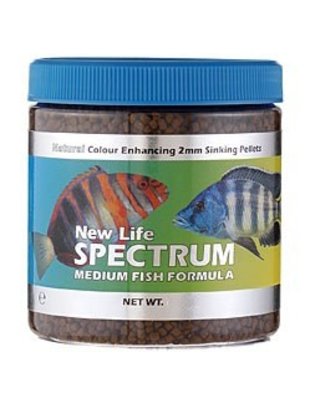 New Life Spectrum Medium Fish Formula 2mm Sinking Pellet Salt/Fresh - New Life Spectrum