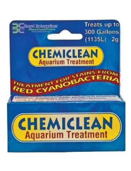 Chemiclean cleans stains from red, black, blue-green, and methane (bubble) producing cyanobacteria in aquariums.</br><br><br /> <p>It is completely safe for all fish, corals, invertebrates, and nitrifying bacteria in reef systems. It&rsquo;s