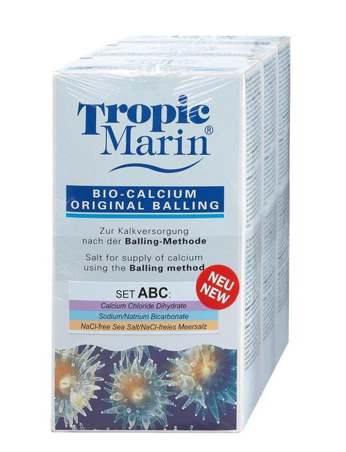 Tropic Marin Bio-Calcium Original Balling Dry Set (A+B+C, 3 x 1kg) - Tropic Marin