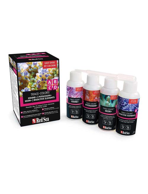 Red Sea Trace Colors ABCD 4-Pack (4x100mL) - Red Sea