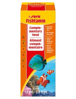 Fishtamin Vitamins (15ml) - Sera