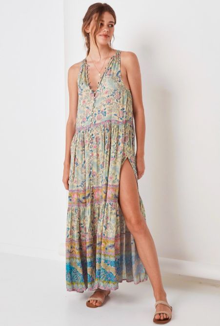 Spell & The Gypsy Oasis Mini Dress Opal 184713A41 - Free Shipping