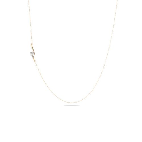 ADINA REYTER ADINA REYTER TINY PAVE LIGHTNING BOLT NECKLACE ADINA REYTER ADINA REYTER TINY PAVE LIGHTNING BOLT NECKLACE