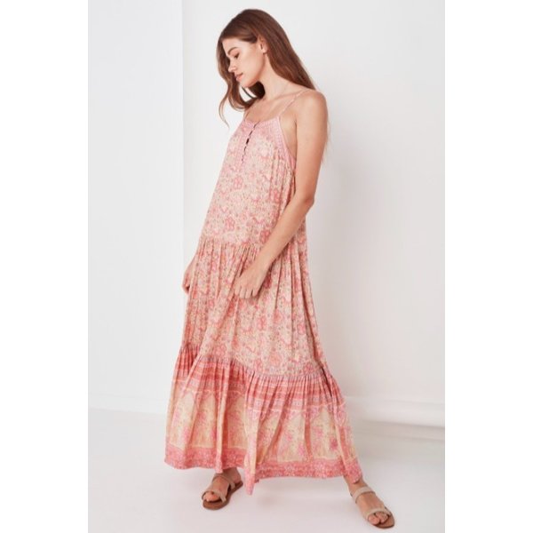 spell poinciana maxi dress