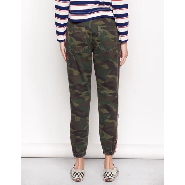 sundry camo zip jogger