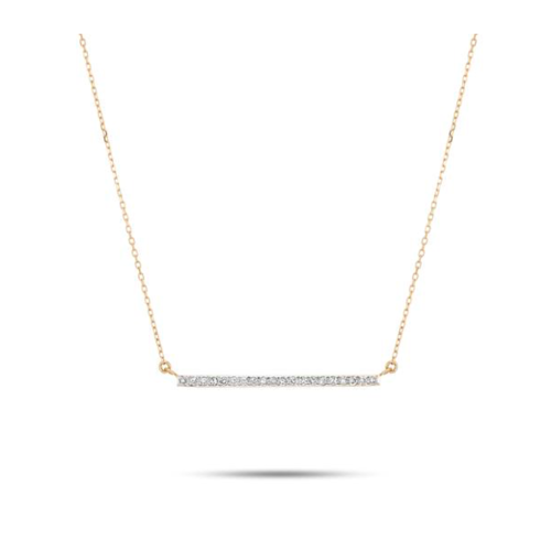 ADINA REYTER ADINA REYTER LARGE PAVÉ BAR NECKLACE ADINA REYTER ADINA REYTER LARGE PAVÉ BAR NECKLACE