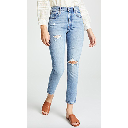 levi's 501 skinny leave a trace