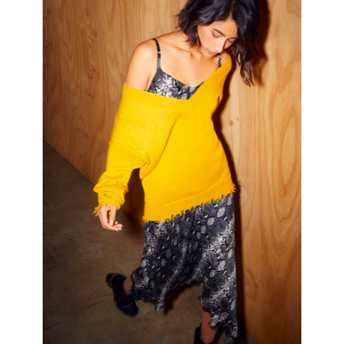 NATION LTD NATION LTD SENECCA OVERSIZED DESTROYED V SWEATER NATION LTD NATION LTD SENECCA OVERSIZED DESTROYED V SWEATER