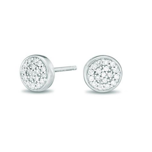 ADINA REYTER ADINA REYTER SOLID PAVE DISC POSTS ADINA REYTER ADINA REYTER SOLID PAVE DISC POSTS
